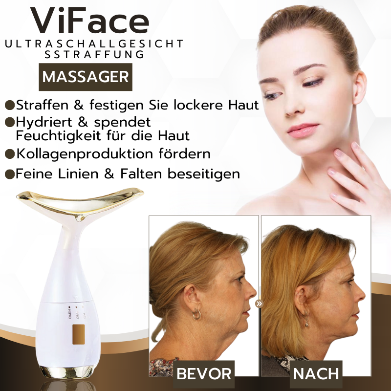 ViFace Ultrasonischer Gesichtslifting-Massager