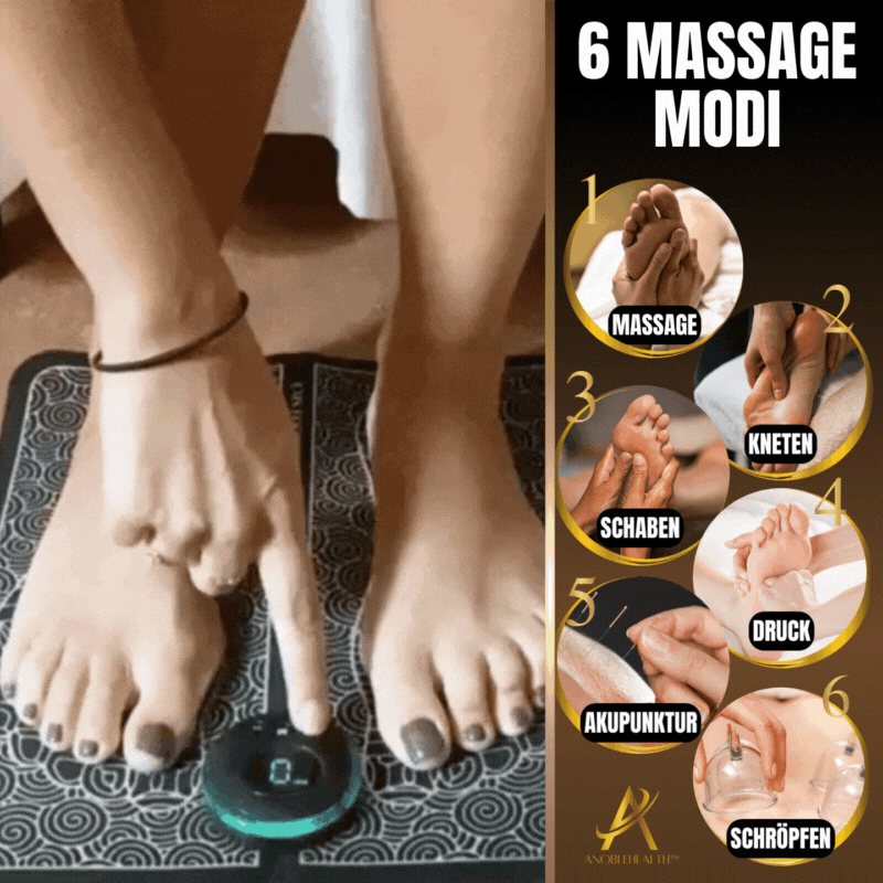 aNOBLEhealth™ EMS Feet Massager können